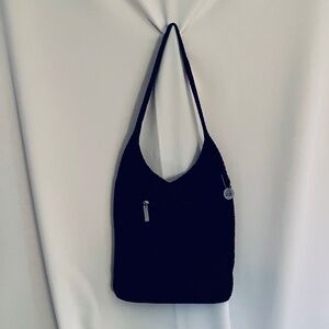 The Sak Crochet Shoulder Bag - Black